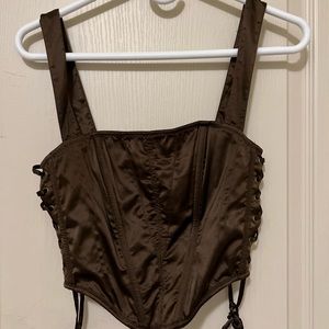Urban Outfitters Corset Tie Top